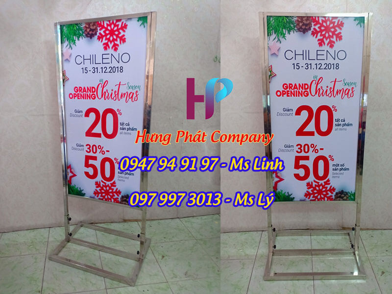 standee khung inox op format