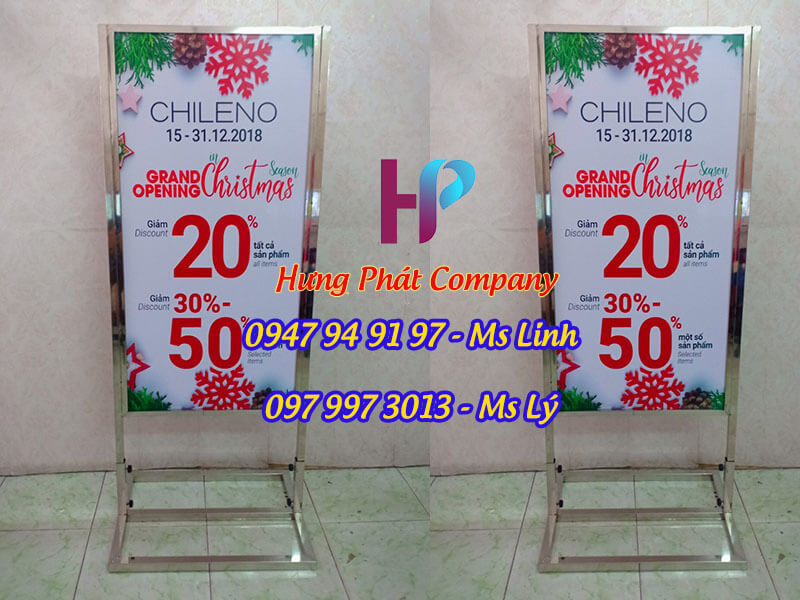 standy quang cao 2 mat